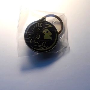 NEW RARE BOHEMIA BRASS METAL BEER BOTTLE OPENER KEY KEYRING IN BAG